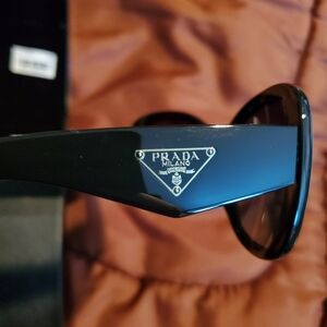 Prada Women's Elegant Black Sunglasses